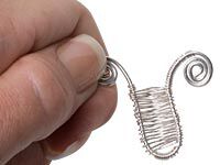 Wrapped wire piece